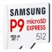 Карта пам'яті Samsung 512GB microSDXC class 10 UHS-I U3 V30 P9 Express (MB-MK512T/WW)