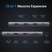 Концентратор Ugreen USB-C 2xHDMI 8K30Hz/4K60Hz + 3xUSB 3.2 + 2xUSB-C 3.2 + RJ45 + SD/TF + PD 100W (15534)