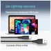 Дата кабель USB 2.0 AM to Lightning 2.0m 3A textured PVC black ColorWay (CW-CBUL095-BK)