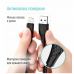 Дата кабель USB 2.0 AM to Lightning 2.0m 3A textured PVC black ColorWay (CW-CBUL095-BK)