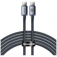 Дата кабель USB-C to USB-C 1.2m 100W black Baseus (CAJY000601)