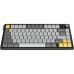 Клавиатура Ajazz AF82 Wireless/Bluetooth/USB UA Black/Gray/Yellow (AF82-BGY)