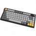 Клавиатура Ajazz AF82 Wireless/Bluetooth/USB UA Black/Gray/Yellow (AF82-BGY)