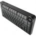 Клавиатура Ajazz AK820 V2 White Peach Switch Wireless/Bluetooth/USB UA Black/Gray (AK820-V2-WP-S-BG)