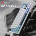 Клавіатура Ajazz AK680 V2 Ice Island Magnetic Switch USB UA Gray/Black (AK680-V2-I-GB)