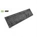 Клавиатура REAL-EL RK-725W Wireless/Bluetooth Black (EL123100061)
