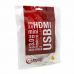 Кабель мультимедийный DisplayPort to HDMI 2.0m Extradigital (KBD1669)