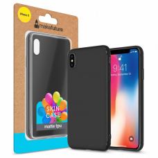 Чехол для мобильного телефона MakeFuture Skin Case Apple iPhone XS Black (MCSK-AIXSBK)