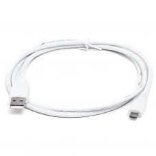 Дата кабель USB 2.0 AM to Micro 5P 0.6m Pro white REAL-EL (EL123500022)