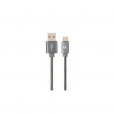 Дата кабель USB 2.0 AM to Type-C 1.0m Cablexpert (CC-USB2S-AMCM-1M-BG)