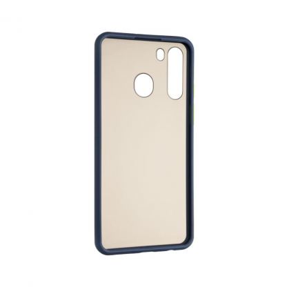 Чохол до мобільного телефона Gelius Bumper Mat Case for Samsung A215 (A21) Blue (00000079432)