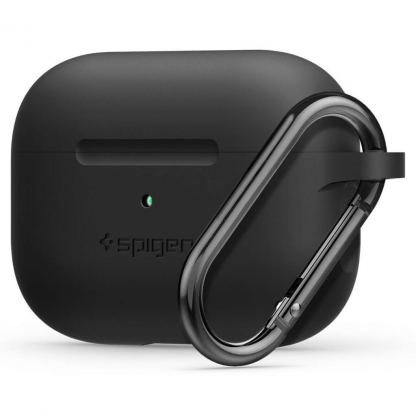 Чехол для наушников Spigen Airpods Pro Silicone Fit, Black (ASD00533)