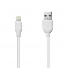 Дата кабель USB 2.0 AM to Lightning 1.2m white Piko (1283126496165)