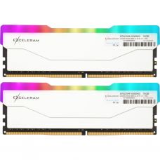 Модуль памяти для компьютера DDR4 16GB (2x8GB) 3600 MHz RGB X2 Series White eXceleram (ERX2W416369AD)