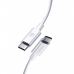 Дата кабель USB Type-C to Type-C 1.0m 3A White T-Phox (T-CC834)