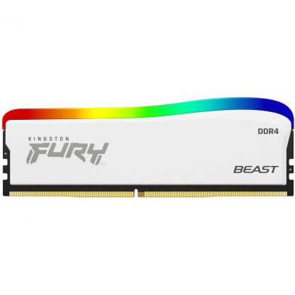 Модуль памяти для компьютера DDR4 8GB 3200 MHz Beast White RGB SE Kingston Fury (ex.HyperX) (KF432C16BWA/8)