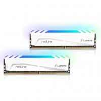 Модуль пам'яті для комп'ютера DDR4 64GB (2x32GB) 3600 MHz Redline Lumina RGB White Mushkin (MLB4C360JNNM32GX2)