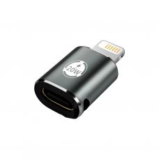 Перехідник AC-015m USB Type-C-Lightning 20W Black XoKo (XK-AC-015m)