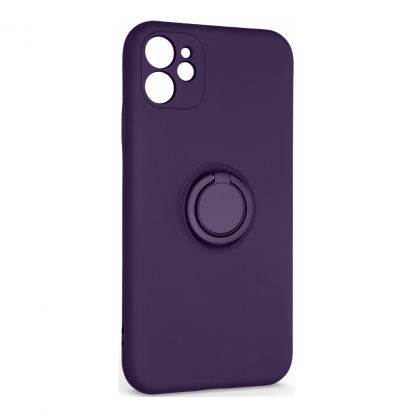 Чохол до мобільного телефона Armorstandart Icon Ring Apple iPhone 11 Dark Purple (ARM68646)