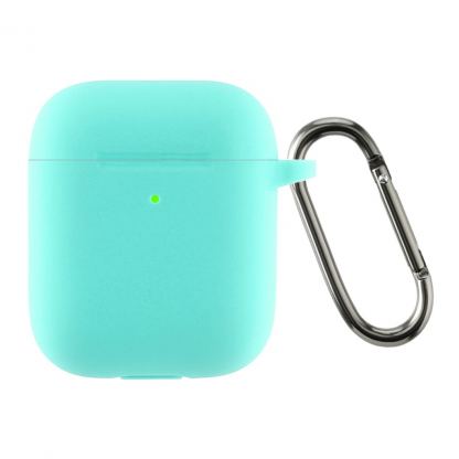 Чохол для навушників Armorstandart Ultrathin Silicone Case With Hook для Apple AirPods 2 Mint Green (ARM59686)