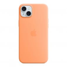 Чохол до мобільного телефона Apple iPhone 15 Plus Silicone Case with MagSafe Orange Sorbet (MT173ZM/A)
