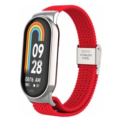 Ремешок для фитнес браслета Armorstandart Braided Solo Loop для Xiaomi Mi Band 8 Red (ARM69927)