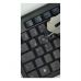 Наклейка на клавиатуру BestKey непрозрачная чорная, 68, серебристый (BK13SIL/021)