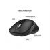 Мишка OfficePro M230B Silent Click Wireless/Bluetooth Black (M230B)