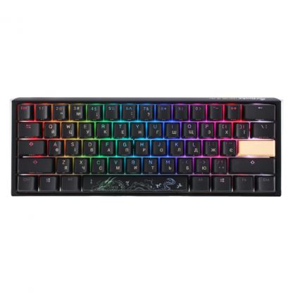 Клавиатура Ducky One 3 Mini Cherry MX Brown RGB UA USB Black (DKON2161ST-BUAPXCLAWSC1)