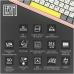 Клавиатура Epomaker Shadow-S TKL Mulan Switch Hot-Swap LCD Screen RGB Wireless/Bluetooth/USB UA Pink (SHS-P-WL)