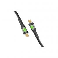 Дата кабель USB-C to USB-C transline-cc.black Promate (transline-cc.black)
