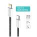 Дата кабель USB-C to Lightning 2.0m (PDF Fast Charging 27W) black ColorWay (CW-CBPDCL068-BK)