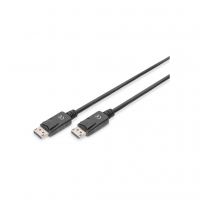 Кабель мультимедийный DisplayPort to DisplayPort 3.0m UHD 4K M/M Black Digitus (AK-340100-030-S)