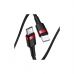 Дата кабель USB-C to Lightning 1.0m Cafule PD 20W red+black Baseus (CATLKLF-91)