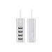Концентратор HOCO USB 2.0 to 4xUSB Line machine HB1 Silver (6957531038146)
