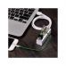 Концентратор HOCO USB 2.0 to 4xUSB Line machine HB1 Silver (6957531038146)