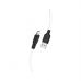 Дата кабель USB 2.0 AM to Lightning 2.0m 2.4A silicone X21 black+white HOCO (6931474713780)