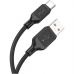 Дата кабель USB-C to USB-C 1.0m Cool silicone X90 black HOCO (6931474788443)