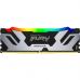 Модуль памяти для компьютера DDR5 48GB (2x24GB) 8000 MHz Renegade RGB Black/Silver Kingston Fury (ex.HyperX) (KF580C38RSAK2-48)