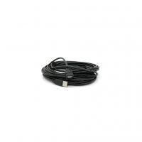 Дата кабель USB 2.0 AM/AF 10.0m ferrite black Voltronic (YT-AM/AF-10BL)
