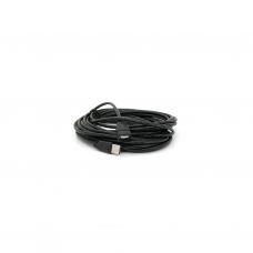 Дата кабель USB 2.0 AM/AF 10.0m ferrite black Voltronic (YT-AM/AF-10BL)