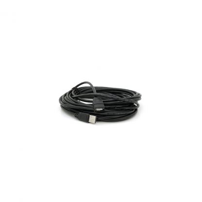 Дата кабель USB 2.0 AM/AF 10.0m ferrite black Voltronic (YT-AM/AF-10BL)