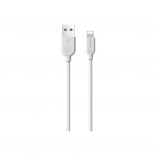 Дата кабель USB 2.0 AM to Lightning 1.0m 2.4A white BOROFONE (6957531089971)