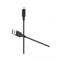 Дата кабель USB 2.0 AM to Micro 5P 1.0m 2.4A silicone black Denmen (DM-D01V-BK)
