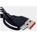 Дата кабель USB 2.0 AM to Micro 5P 1.0m 2.4A silicone black Denmen (DM-D01V-BK)