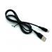 Дата кабель USB 2.0 AM to Micro 5P 1.0m 2.4A silicone black Denmen (DM-D01V-BK)