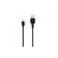 Дата кабель USB 2.0 AM to Lightning 1.0m 2.1A black XO (NB36-L-1-BK)