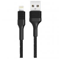 Дата кабель USB 2.0 AM to Micro 5P 1.0m 2.1A black XO (NB51-M-1-BK)