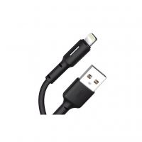 Дата кабель USB 2.0 AM to Lightning 1.0m 3A black XO (NB112-i-BK)