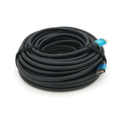 Кабель мультимедійний HDMI M to HDMI M 15.0m V2.0 4Kx2K black Merlion (YT-HDMI(M)/(M)4KV2.0-15m/19121)